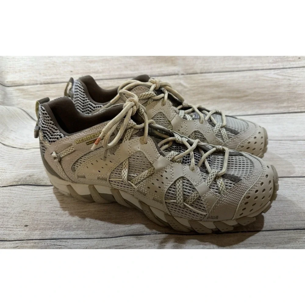 Womens Merrell Waterpro Maipo Champagne Shoes Hiking Outdoor Sz 9.5 Excellent